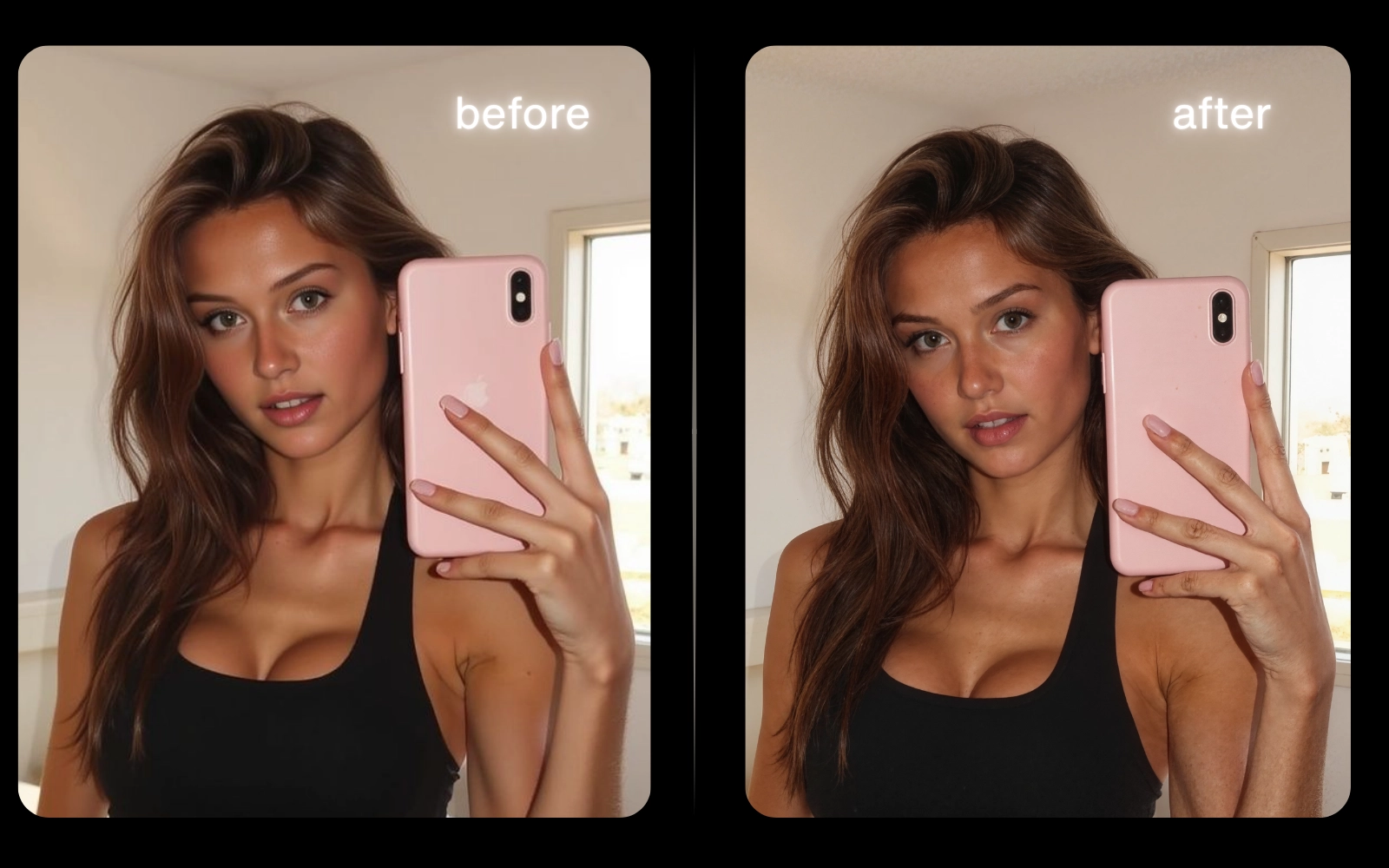 4K upscaling with face enhancement